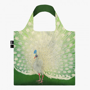 Nákupná taška LOQI Museum, Koson - Peacock Recycled Bag